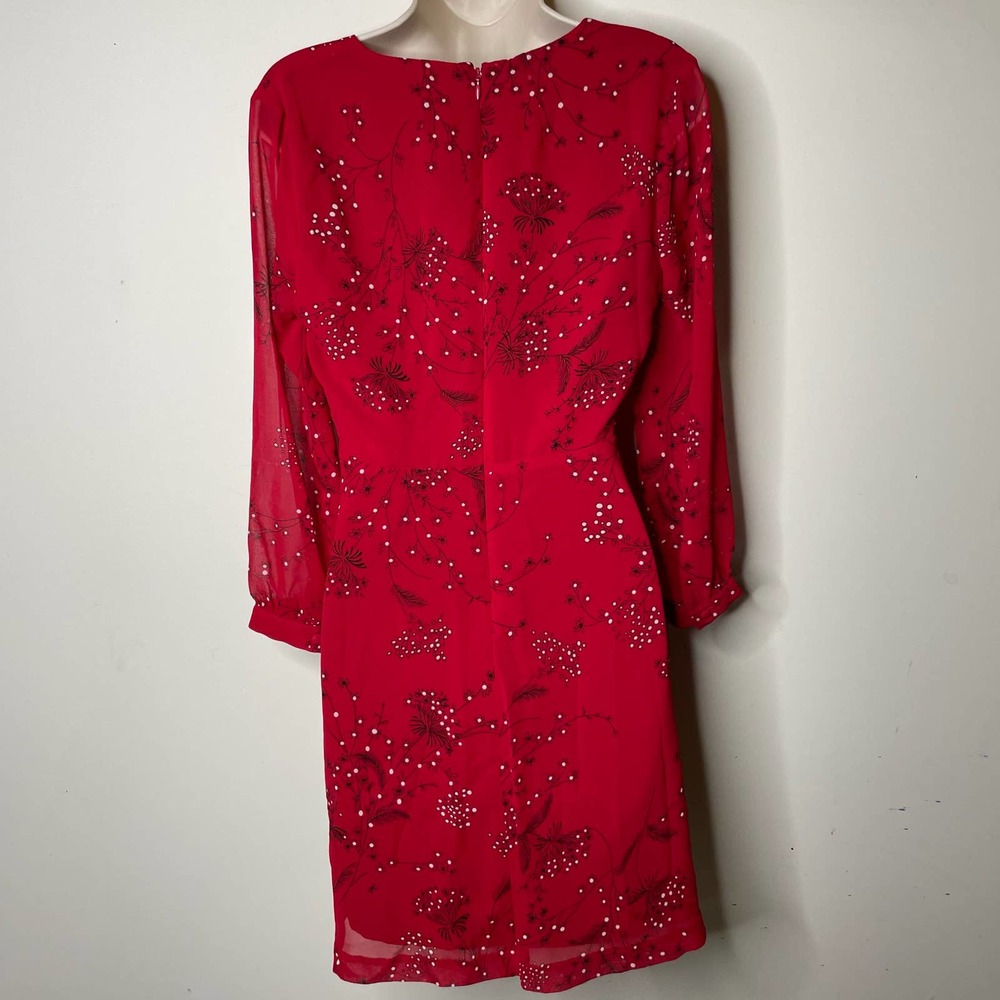 Madewell Hazelwood Wrap-Front Mini Dress in Windswept Floral size 2 - Picture 6 of 11